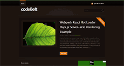 Desktop Screenshot of codebelt.com